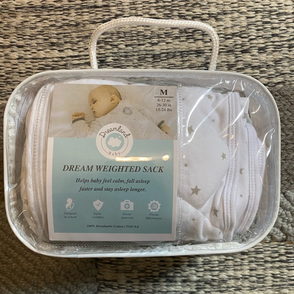 Dreamland weighted sack 6-12 mo medium